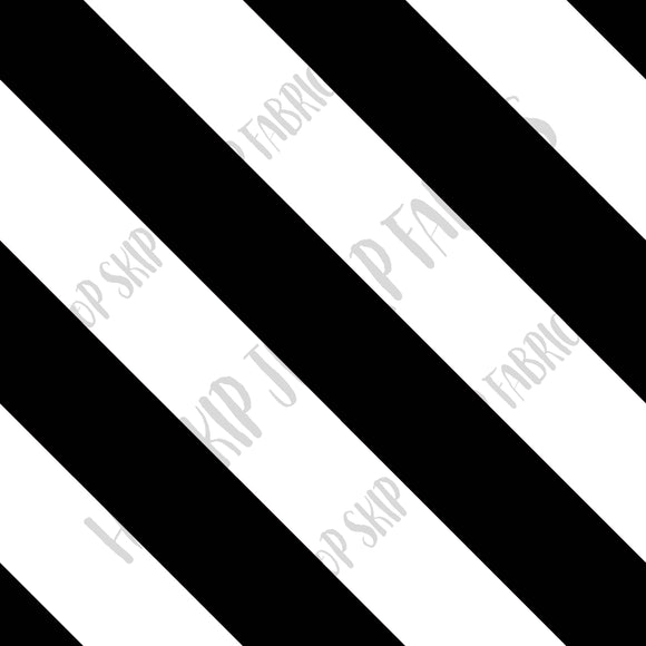 Bias Stripes Black White