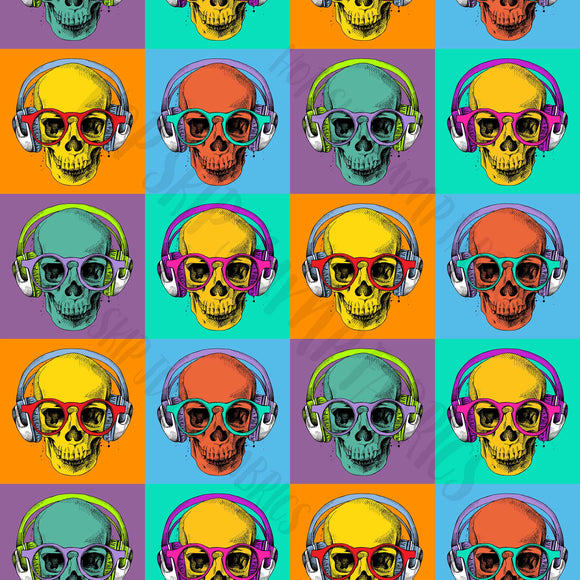 Popart Skulls